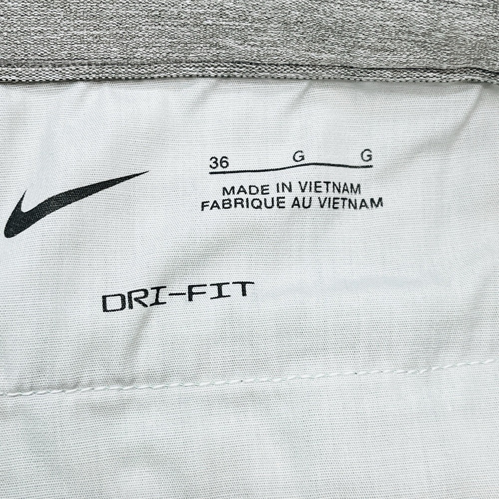 Nike Dri-Fit UV Plaid Chino Golf Shorts Mens 36 Green Performance‎ Stretch - Picture 7 of 11
